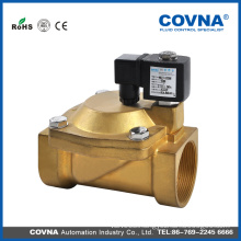 pilot operated 8 inch electric valve brass 12V water valve with 1million cycles solenoid coil